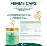 Suplemento Femme Caps  - 60 Cps de 1450mg - Ektus Produtos Saudaveis